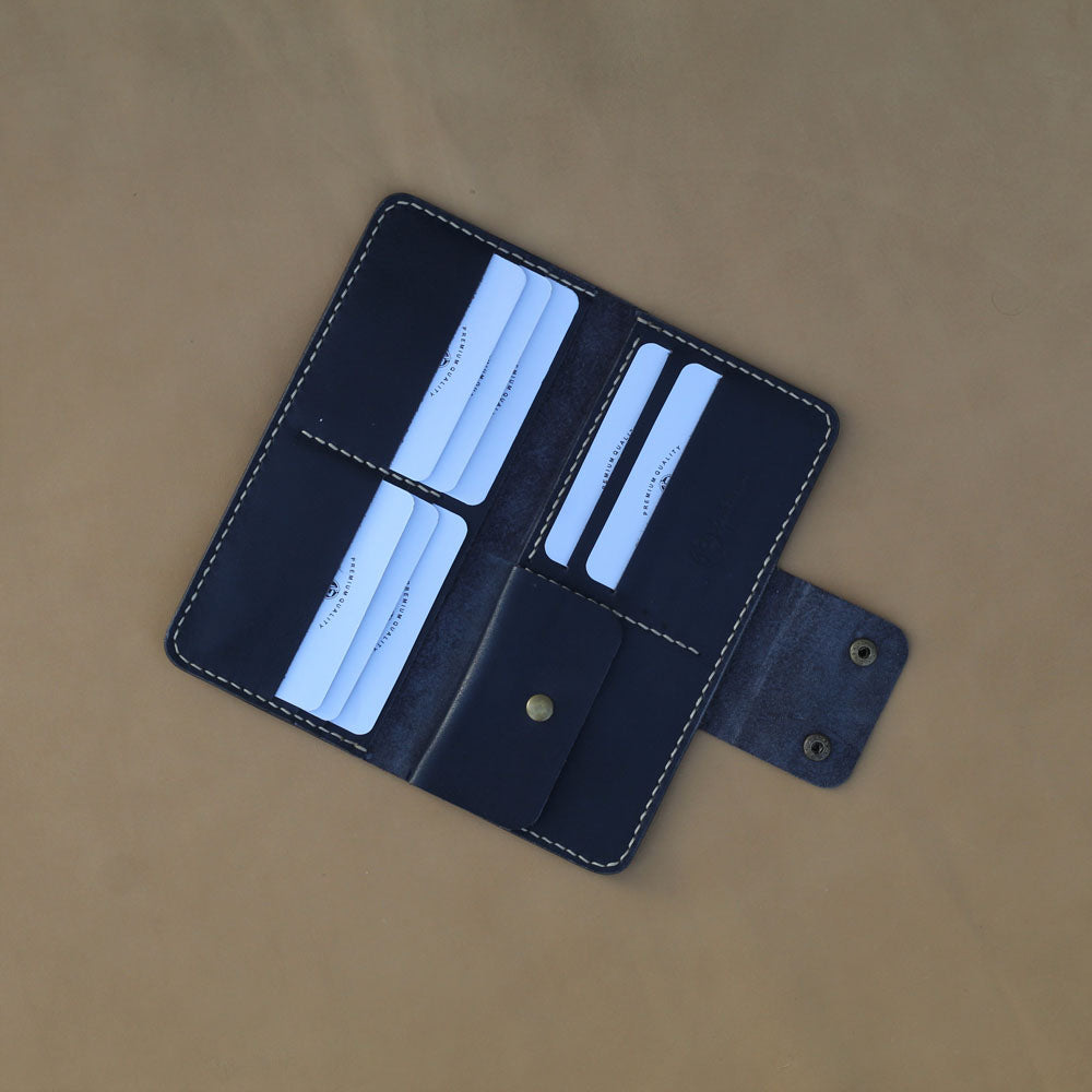 L1 LONG WALLET (BLUE GRAY)