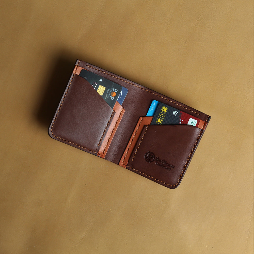 VB4-VERTICAL WALLET (BUCK BROWN)
